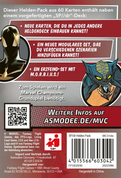 Marvel Champions: Das Kartenspiel - SP//dr • Erweiterung DE